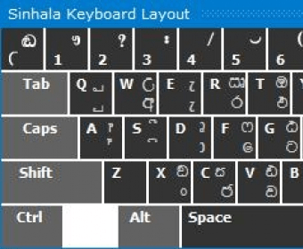 Wijesekara Sinhala Keyboard Layout